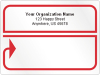 Jumbo Roll Mailing Label 4" x 3" ML 3