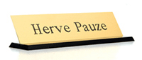 ExecuPlates Solid Brass 2 in. by 10 in.
