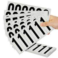 Aluminum 3.25 Inch Numbers Letters 0 9 Number Kits