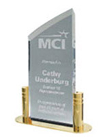 Pop in Acrylics Deco Award with Base