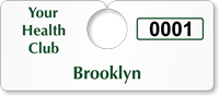 Plastic ToughTags™ Parking Permits, Horizontal