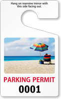 Standard Size PhotoTag Parking Permit