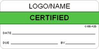 Certified Label [add name or logo]