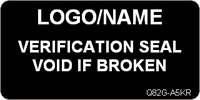Verification Seal  Void if Broken Label