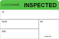 Inspected Label [add name or logo]