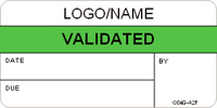 Validated Label [add name or logo]