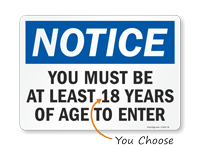 Entrance Security Check Sign