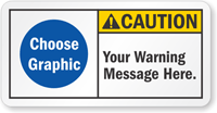 Custom ANSI Sign Choose Clipart Add Caution Message