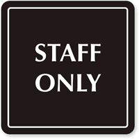 Staff Sign