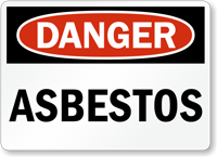 Danger Asbestos Sign