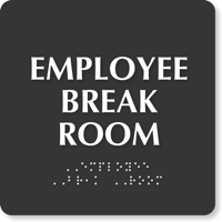 ADA TactileTouch™ Sign with Braille