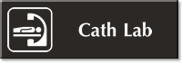 Catheterization Laboratory Engraved Sign