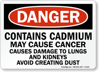 Contains Cadmium May Cause Cancer