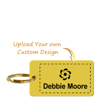 Brass Key Ring Add Own Custom Graphic