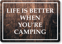 With Wood Background