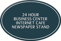 Custom Oval Common Room Sign