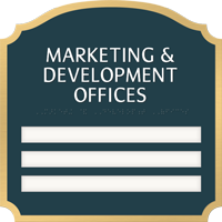 Florence Suite/Dept. ID Sign  3 Slot 11.875 in. x 11.875 in.