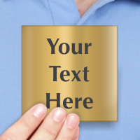 Customized Engraved Brass Sign