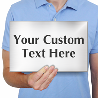 Custom Engraved Steel Sign