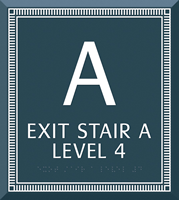 Azteca Custom Regulatory Sign with Border 11" x 8.375"