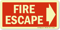 Fire Escape (Arrow Right)
