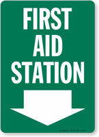 First Aid Station Sign