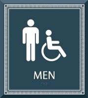 Men Restroom Sign