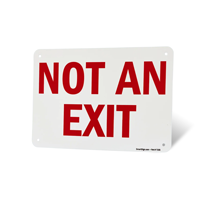 Not An Exit Sign