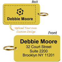 Create Your Own Brass Key Chain 2 Sided