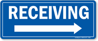 Receiving Right Arrow Sign