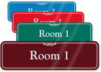 Room 1 Sign