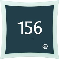 Room Number Sign Graphic