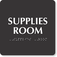 ADA TactileTouch™ Sign with Braille