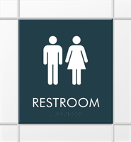 Unisex Restroom Sign