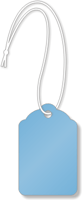 Blue Merchandise Tag (with strings)