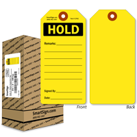 Hold Inspection Tag in a Box with Fiber Patch