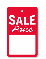 White stock red ink No String