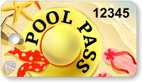Pool Pass In Rectangular Shape Fun On Beach