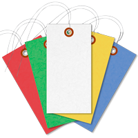 Rainbow Mix Tyvek Shipping Tag Size 5 Wired Variety Pack