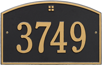 Cape Charles Standard Wall Plaque, One Line