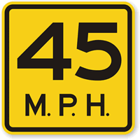 Speed Limit Sign