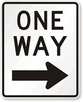 One-way sign from RoadTrafficSign.com