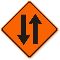 Two-Way Traffic Sign