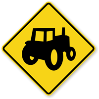 Tractor Symbol   Traffic Sign