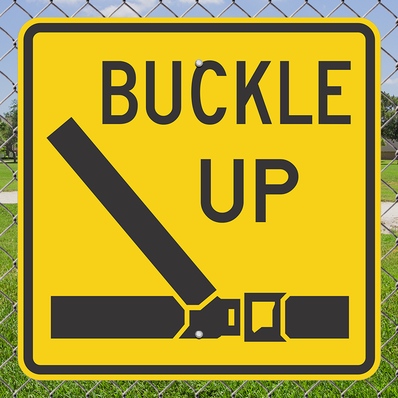 Buckle up! Use a helpful, reflective reminder to keep everyone safe. - 3M  materials reflect a vehicle's headlights to get your attention at