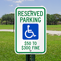 Missouri Reserved Accessible Parking Signs