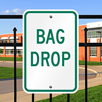 Bag Drop Signs