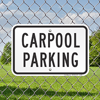 CARPOOL PARKING Signs