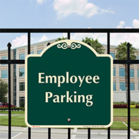 Employee Parking Signature Sign