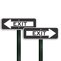 Exit Signs (with Right Arrow)